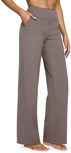 G4Free Yoga Pants for Women Wide Leg Pants with Pockets High Waisted