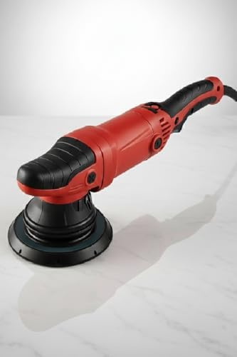 NEW! Electric Polisher Compatible with Bauer 7.5 Amp 6 in. Long-Throw Random Orbit DA Polisher - Powerful Motor Quickly Removes Moderate to Severe Defects in Less Time, Without Leaving Buffer Trails