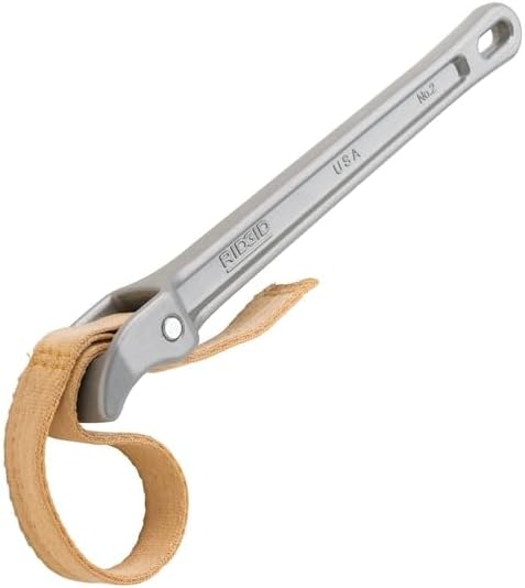 Ridgid 31345 5-1/2" Capacity Strap Wrench, 1-1/8"W Strap
