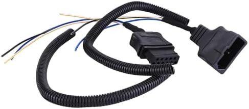 3 Pin Plow Side Wiring Harness, Truck and Plow Side Repair Harness Kit Fit for Western Fisher Plow Repair Ends Truck Side, Replace 27063 26359 27063W Connector Waterproof 3 Plug Repair End Set