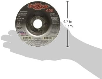 United Abrasives-SAIT 23334 Z-Tech™ High Performance Cut-Off Wheels (Type 27/Type 42 Depressed Center) 4-1/2" x .045" x 7/8", 50-Pack