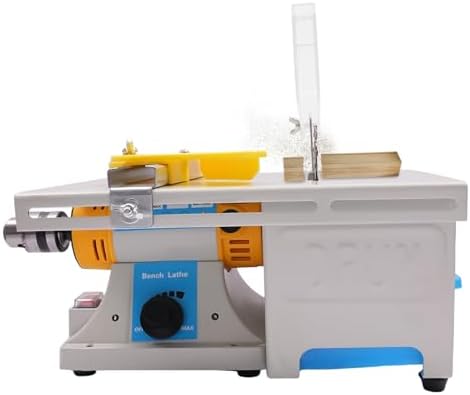 Mini Table Saw and Polisher, Multi-Functional Lapidary Saw for Crafts, Jewelry Making Polisher for Cutting, Grinding, Drilling, Angle Adjustable