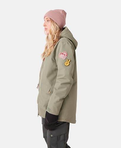 Roxy Women's Free Love Snow Jacket – 15k Waterproof Fully Taped Seams Ski & Snowboard Jacket, Pfas-free