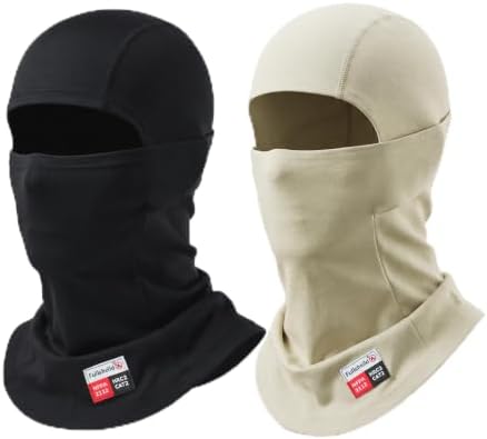 Fullsheild FR Balaclava CAT2 7oz Flame-Retardant Cotton Face Mask, NFPA2112