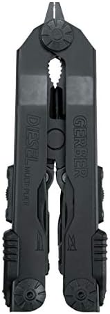 Gerber Gear Diesel Multitool Needle Nose Pliers Set, 12-in-1 EDC Multi-Tool Knife, Survival Gear and Equipment, Black