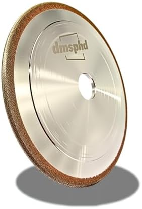 CBN Chainsaw Grinding Wheel 5-3/4" Disk, 7/8" Arbor, 1/8" Thick for Sharpening Any Steel Chainsaw Chain （1/8" Thick）