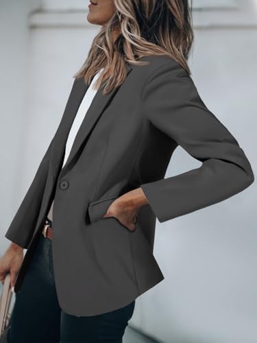 Cicy Bell Womens Casual Blazers Long Sleeve Work Office Suit Jackets Blazer