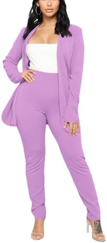 Aro Lora Pant Suits for Women Dressy Casual 2 Piece Outfits