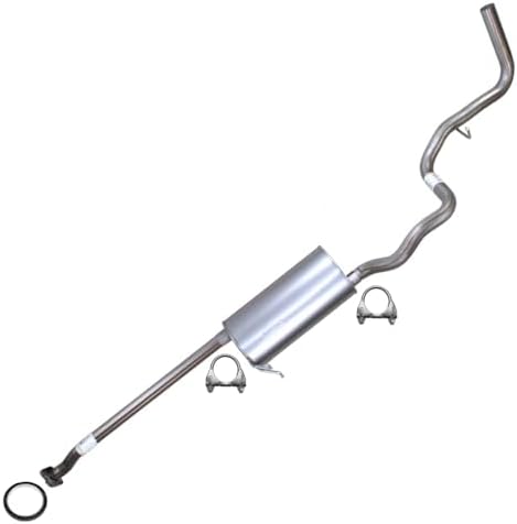 Northeastern Exhaust | Stainless Steel Exhaust Intermediate Pipe, Muffler & Tail Pipe Exhaust System Kit Compatible for Ford Ranger 2004-2008 3.0L | Free Gasket and Clamps Included