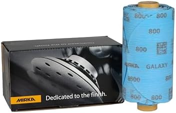 Mirka Galaxy Sandpaper Linkroll PSA 5 inch Grit 800 100 Discs
