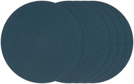 25Pcs Sanding Discs 8-7/8In 120Grit Hook and Loop Sandpapers Blue