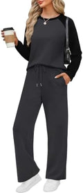 WIHOLL Lounge Sets for Women 2 Piece Fall Outfits 2026 Fashion S-2XL