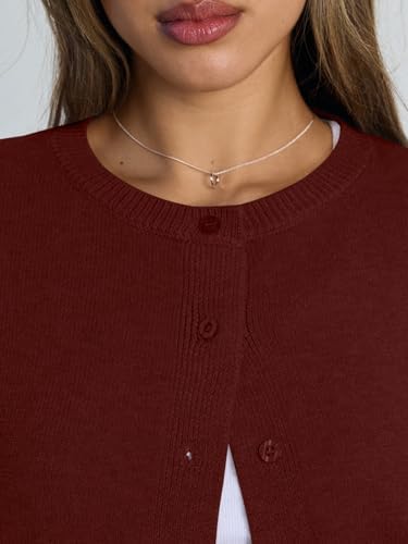 Trendy Queen Cropped Cardigan Sweaters for Women Fall Fashion Clothes 2026