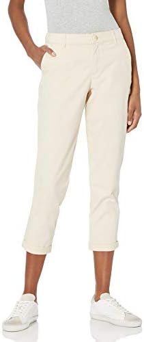 Amazon Essentials Women's Mid-Rise Slim-Fit Stretch Cropped Capri Pants (Available in Plus Size)