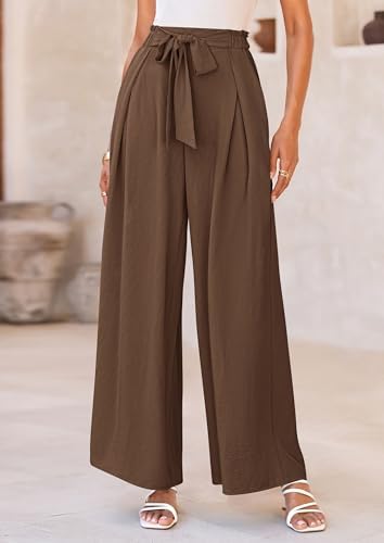 PRETTYGARDEN Women's Palazzo Wide Leg Work Dress Pants