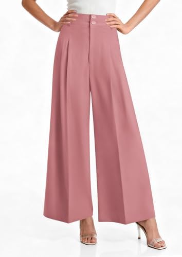 PRETTYGARDEN Women's High Waisted Wide Leg Dress Pants
