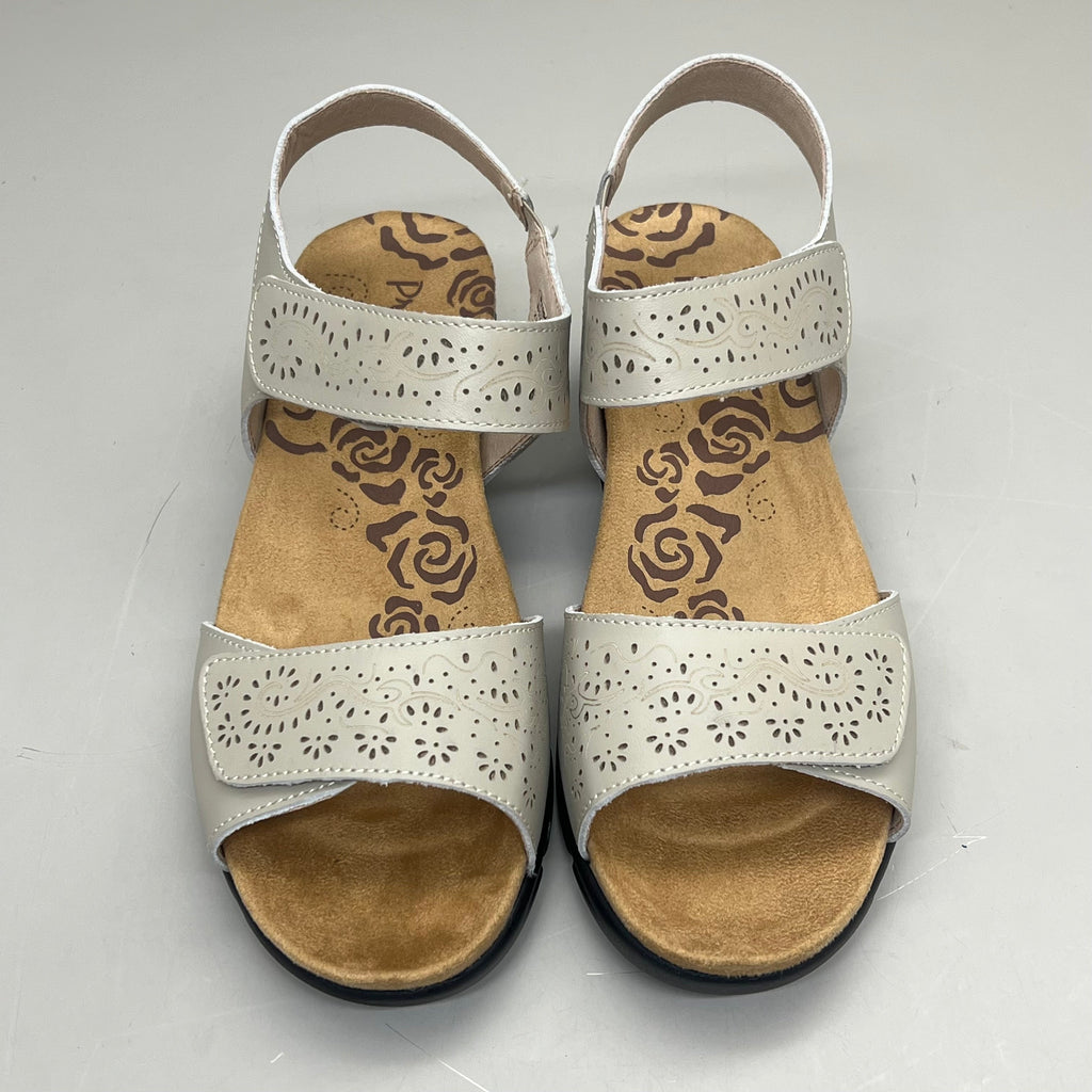 PROPET Wanda Sandal w/Wedge Heel Design Women's Sz 7 XX WIDE (4E) Cream WSX203L