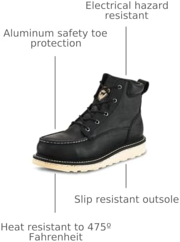 Irish Setter Ashby 6" Mens Aluminum Toe Work Boot