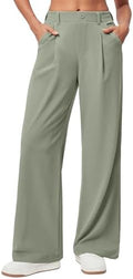 Ewedoos Wide Leg Dress Work Pants for Women Business Casual Office Outfits