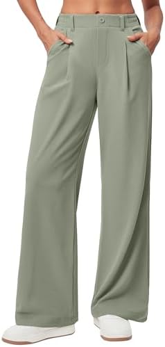 Ewedoos Wide Leg Dress Work Pants for Women Business Casual Office Outfits