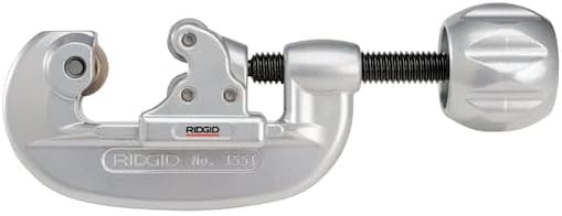 RIDGID 29963 Model 35S 1/4" to 1-3/8" Stainless Steel Tubing Cutter with X-CEL Knob, Silver