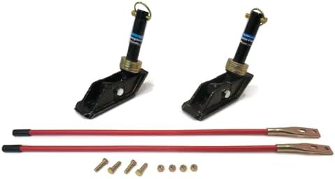 The ROP Shop Buyers Products (2) Plow Shoes & Blade Guides for Boss Power V/XT/DXT, Super EXT