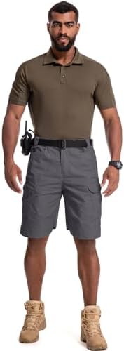 Mens Work Shorts Cargo Tactical Outdoor Wear Resistant Hiking Tool Shorts