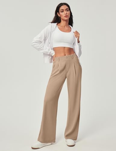 Ewedoos Wide Leg Dress Work Pants for Women Business Casual Office Outfits