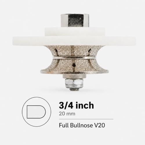 RAIZI 3/4" Full Bullnose Diamond Hand Profiler Router Bit V20