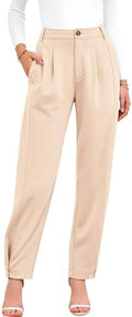 BTFBM Business Casual Outfits for Women Tapered Work Pants