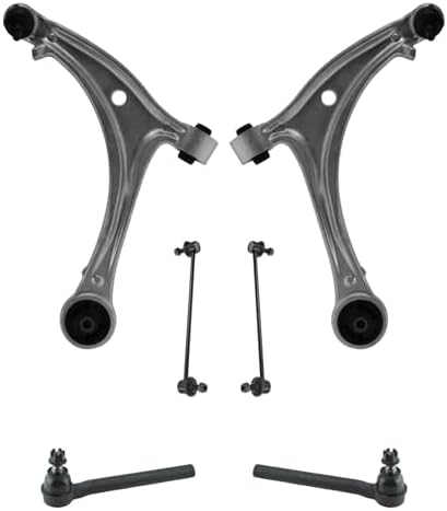TRQ Front Steering & Suspension Kit Control Arm with Ball Joint Sway Bar