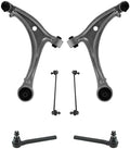 TRQ Front Steering & Suspension Kit Control Arm with Ball Joint Sway Bar