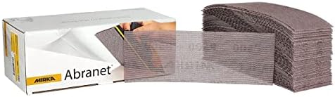Mirka Abranet Abrasive Sheets 2.75x8 inch Grit 150 50 pcs