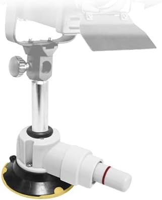 Kupo 3" Pump Suction Cup with 5/8" Baby Pin, Compact Mount for Tight Spaces, Lightweight Camera and Lighting Accessories on Smooth Surfaces (KG088011)