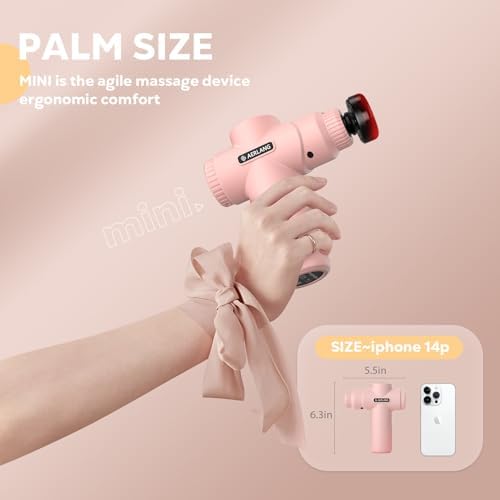 AERLANG Birthday Gifts for Women Massage Gun with Heat deep Tissue Pink
