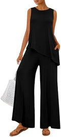 PRETTYGARDEN Women's Summer 2 Piece Matching Lounge Sets