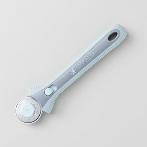 Missouri Star Rotary Cutter, 28mm Blade, Rolling Cutter Tool for Quilt Appliques and Cutting Fabrics, Essential Quilting and Sewing Supplies for DIY Craft Projects