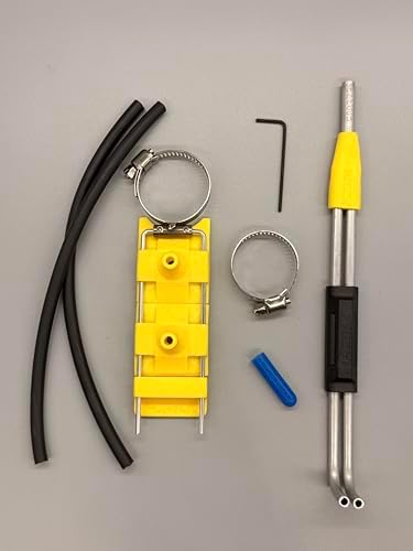 Furick Freddicello (TSFC) TIG Welding Trailing Shield System, Gas Purge System with Swivel Design, Compatible with any cup from Fupa12 up to SSBBW (Yellow)