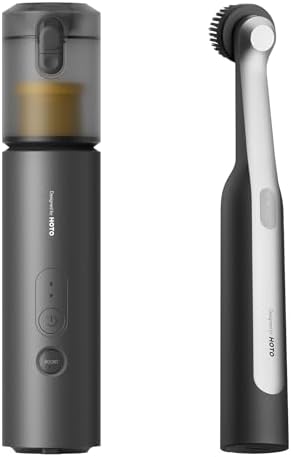 HOTO AutoCare Air Duster & Vacuum with Wand™ Cordless Spin Scrubber