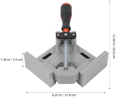 Angle Corner Clamp Rustfree Stainless Steel Heavy-duty for Woodworking 2pcs with Single Handle, Portable Tool Lightweight Clamping Device for Casing Installations and Welding
