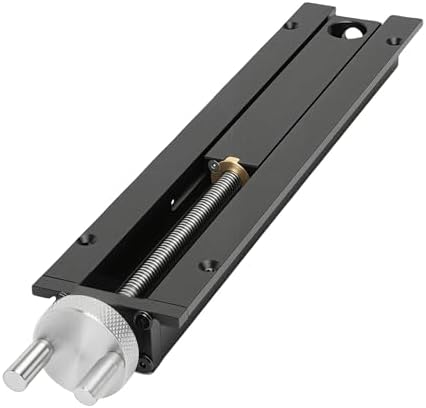 Woodworking Table End Vise Quick Shift Inertial Vise Clamp, 0-110mm Stroke & 20mm Bench Hole, for Drilling, Conduit Cutting, Gluing, Metalworking, Grinding, Planing
