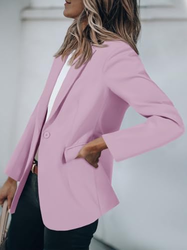 Cicy Bell Womens Casual Blazers Long Sleeve Work Office Suit Jackets Blazer