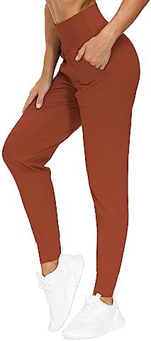 THE GYM PEOPLE Women's Workout Joggers Pants Lightweight Lounge Leggings