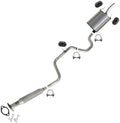 Northeastern Exhaust | Stainless Steel Resonator Pipe, Intermediate Pipe, Muffler Exhaust System Kit Compatible for Chevrolet Impala 2006-2011 3.5L | Free Gasket Clamps Hangers & Bolts & Nuts Included