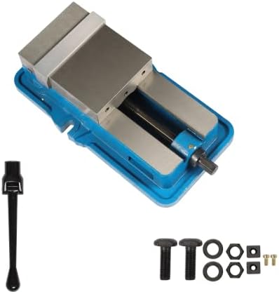 6 Inch Mill Vise without Base, Milling Machine Vise, Fit for CNC, Machining Centers