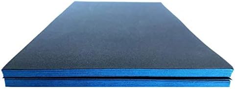 9 x 11 Inch Silicone Carbide Sand Paper, 500 Grit Sandpaper Sheets Silicone Carbide Wet Dry Sand Paper for Metal, Wood, Paint and Automotive Sandpapers, Sander Sheets, Sanding Papers - 25 Pack