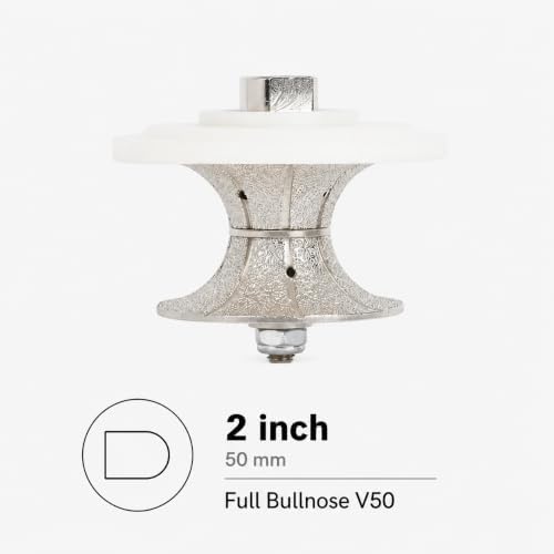RAIZI 2" Full Bullnose Diamond Hand Profiler Router Bit V50