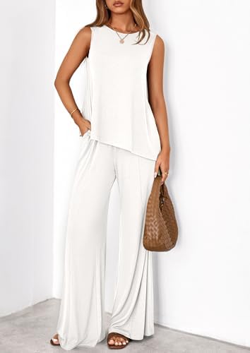 PRETTYGARDEN Women's Summer 2 Piece Matching Lounge Sets