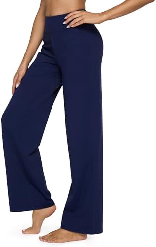 G4Free Yoga Pants for Women Wide Leg Pants with Pockets High Waisted