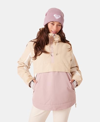 Roxy Women's Shelter Snowboard Jacket – 10k Waterproof Insulated Ski Jacket, Pfas-free, Hydrosmart Collar